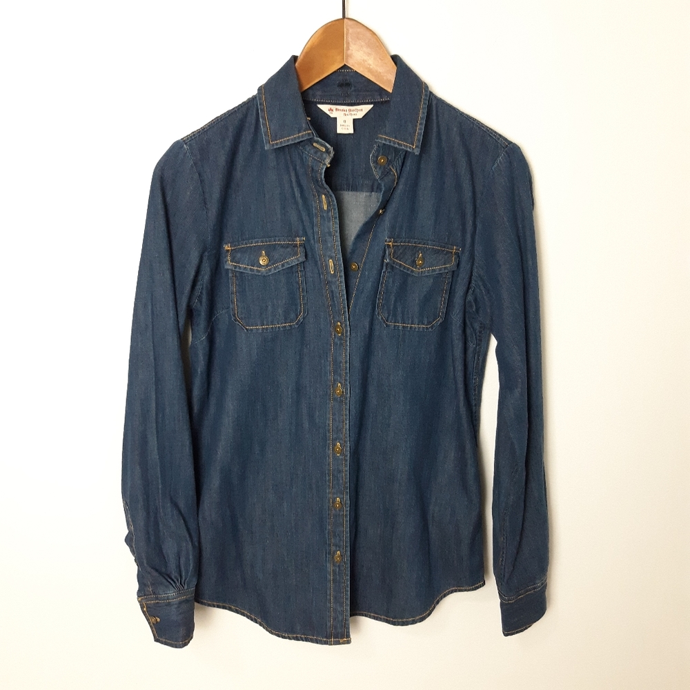 Brooks Brothers Red Fleece Denim Shirt